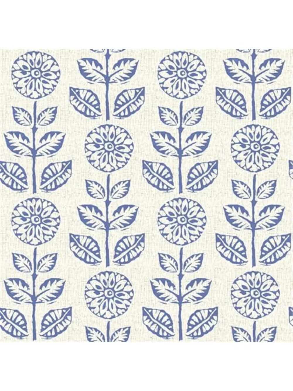 Blue Floral Peel and Stick Wallpaper Blue and White Contact Paper, 17.7in×118in